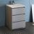 Fresca FCB9324GR-I Lazzaro 24" Gray Free Standing Modern Bathroom Cabinet with Integrated Sink