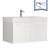 Fresca FCB8090WH-I Vista 36" White Modern Bathroom Cabinet with Integrated Sink