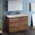 Fresca FVN93-2424RW-D Lazzaro 48" Rosewood Free Standing Double Sink Modern Bathroom Vanity with Medicine Cabinet