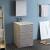 Fresca FVN9324HA Lazzaro 24" Ash Gray Free Standing Modern Bathroom Vanity with Medicine Cabinet