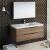 Fresca FVN9048RW Tuscany 48" Rosewood Wall Hung Modern Bathroom Vanity with Medicine Cabinet