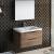 Fresca FVN9032RW Tuscany 32" Rosewood Wall Hung Modern Bathroom Vanity with Medicine Cabinet