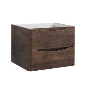 Fresca FCB9024RW Tuscany 24" Rosewood Wall Hung Modern Bathroom Cabinet