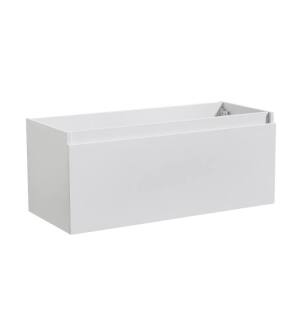 Fresca FCB8011WH Mezzo 48" Glossy White Modern Bathroom Vanity