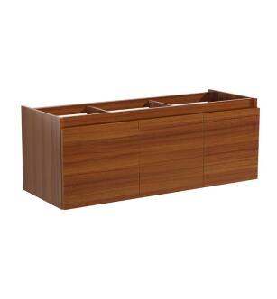 Fresca FCB8041TK Mezzo 60" Teak Modern Bathroom Vanity
