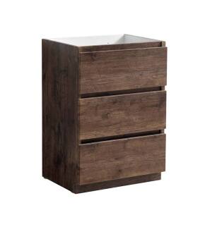 Fresca FCB9324RW Lazzaro 24" Rosewood Free Standing Modern Bathroom Cabinet