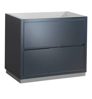 Fresca FCB8436GG Valencia 36" Dark Slate Gray Free Standing Modern Bathroom Cabinet