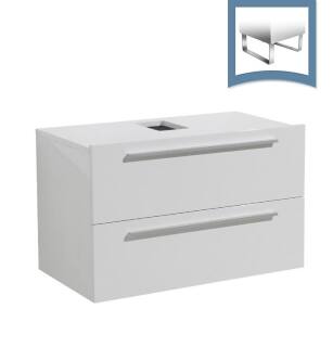 Fresca FCB8080WH Medio 32" White Modern Bathroom Cabinet
