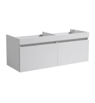 Fresca FCB8042WH Mezzo 59" Double White Modern Bathroom Vanity