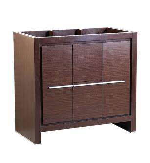 Fresca FCB8136WG Allier 36" Wenge Brown Modern Bathroom Cabinet