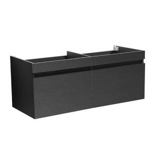Fresca FCB8042BW Mezzo 59" Double Black Modern Bathroom Vanity
