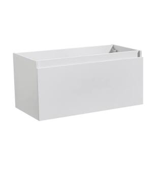 Fresca FCB8008WH Mezzo 36" Glossy White Modern Bathroom Vanity