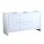 Fresca FCB8119WH Allier 60" White Modern Double Sink Bathroom Cabinet