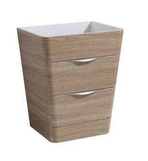 Fresca FCB8525WK Milano 26" White Oak Modern Bathroom Cabinet