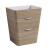 Fresca FCB8525WK Milano 26" White Oak Modern Bathroom Cabinet