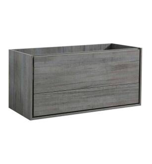 Fresca FCB9248OG-D Catania 48" Ocean Gray Wall Hung Double Sink Modern Bathroom Cabinet
