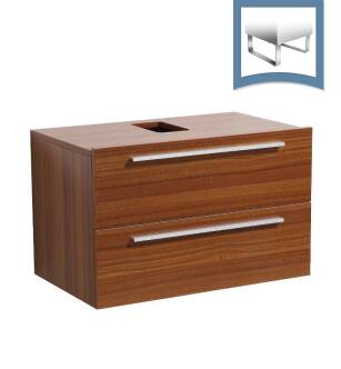 Fresca FCB8080TK Medio 32" Teak Modern Bathroom Cabinet
