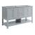 Fresca FCB2360GR-D Manchester 60" Gray Traditional Double Sink Bathroom Cabinet