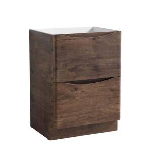 Fresca FCB9124RW Tuscany 24" Rosewood Free Standing Modern Bathroom Cabinet
