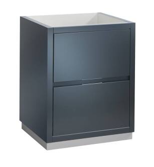 Fresca FCB8424GG Valencia 24" Dark Slate Gray Free Standing Modern Bathroom Cabinet