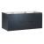 Fresca FCB8348GG-D Valencia 48" Dark Slate Gray Wall Hung Double Sink Modern Bathroom Cabinet