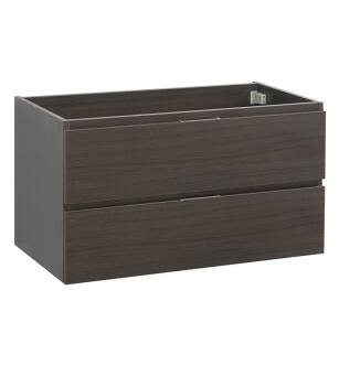 Fresca FCB8336GO Valencia 36" Gray Oak Wall Hung Modern Bathroom Cabinet