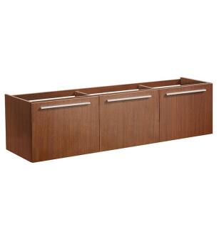 Fresca Vista 60" Teak Modern Single Sink Bathroom Vanity