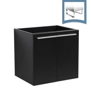 Fresca FCB8058BW Alto 23" Black Modern Bathroom Cabinet
