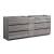 Fresca FCB93-361236HA-D Lazzaro 84" Ash Gray Free Standing Double Sink Modern Bathroom Cabinet