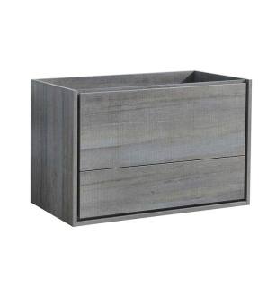 Fresca FCB9236OG Catania 36" Ocean Gray Wall Hung Modern Bathroom Cabinet