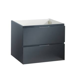 Fresca FCB8324GG Valencia 24" Dark Slate Gray Wall Hung Modern Bathroom Cabinet
