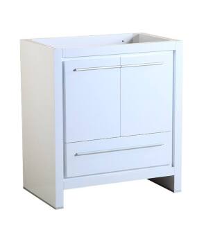 Fresca FCB8130WH Allier 30" White Modern Bathroom Cabinet