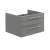 Fresca FCB6124GR-VSL Lucera 24" Gray Wall Hung Vessel Sink Modern Bathroom Cabinet