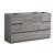 Fresca FCB9360HA-S Lazzaro 60" Ash Gray Free Standing Single Sink Modern Bathroom Cabinet