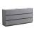 Fresca FCB93-3636GR-D Lazzaro 72" Gray Free Standing Double Sink Modern Bathroom Cabinet