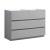 Fresca FCB93-2424GR-D Lazzaro 48" Gray Free Standing Double Sink Modern Bathroom Cabinet