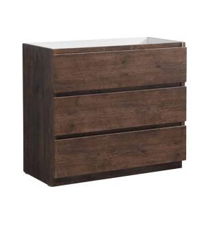 Fresca FCB9342RW Lazzaro 42" Rosewood Free Standing Modern Bathroom Cabinet