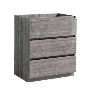 Fresca FCB9330HA Lazzaro 30" Ash Gray Free Standing Modern Bathroom Cabinet