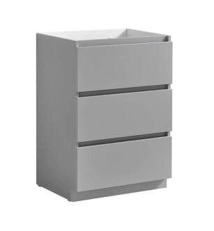Fresca FCB9324GR Lazzaro 24" Gray Free Standing Modern Bathroom Cabinet