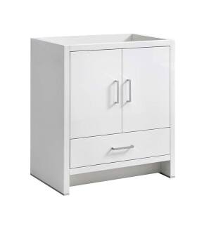 Fresca FCB9430WH Imperia 30" Glossy White Free Standing Modern Bathroom Cabinet