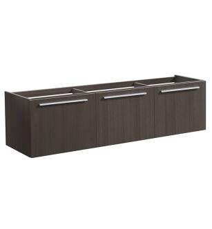 Fresca FCB8093GO-D Vista 60" Gray Oak Modern Double Sink Bathroom Vanity