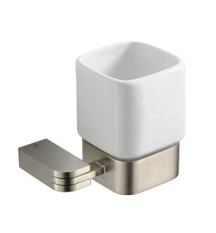 Fresca FAC1314BN Solido Tumbler Holder in Brushed Nickel