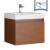 Fresca FCB8006TK-I Nano 24" Teak Modern Bathroom Cabinet with Integrated Sink