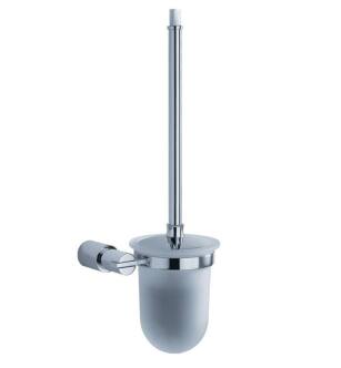 Fresca FAC0130 Glass Wall Mount Toilet Brush Set