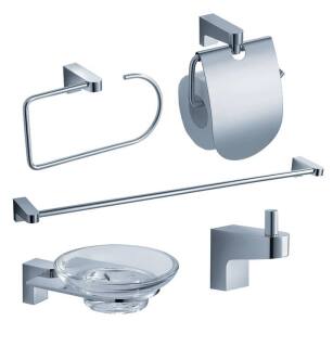 Fresca FAC2300 Generoso 5 Piece Bathroom Accessory Set in Chrome