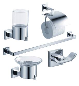 Fresca FAC1100 Glorioso 5 Piece Bathroom Accessory Set in Chrome