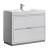 Fresca FCB8442WH-I Valencia 40" Glossy White Free Standing Modern Bathroom Vanity