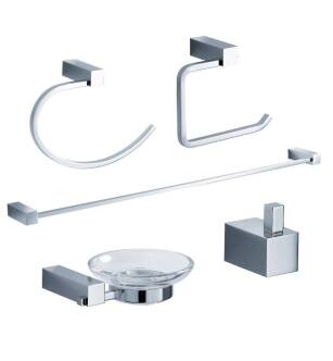 Fresca FAC0400 Ottimo 5 Piece Bathroom Accessory Set in Chrome