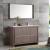 Fresca FVN8148GO-D Allier 48" Gray Oak Modern Double Sink Bathroom Vanity with Mirror