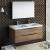 Fresca FVN9048RW-D Tuscany 48" Rosewood Wall Hung Double Sink Modern Bathroom Vanity with Medicine Cabinet